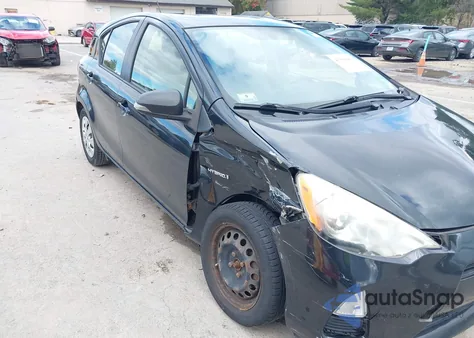 2012 Toyota Prius C One from USA, damaged, VIN JTDKDTB38C1510438